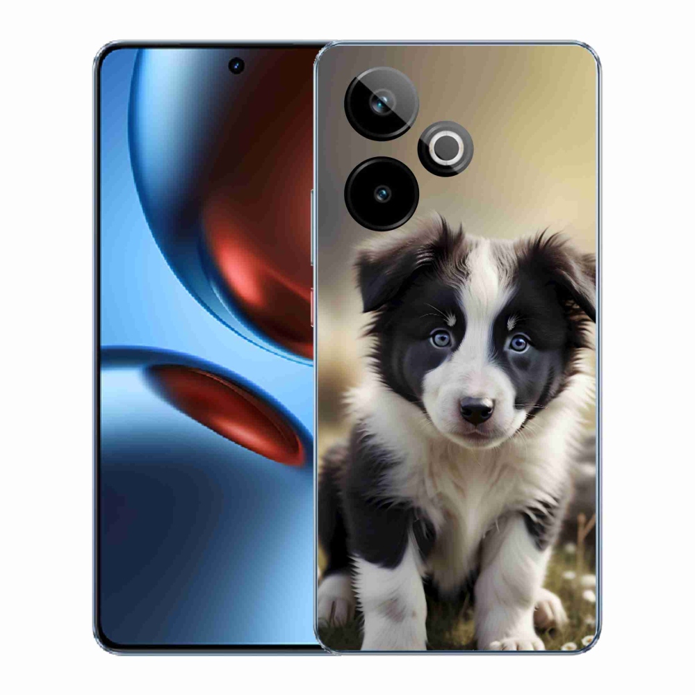 Gelový kryt mmCase na Realme GT7 5G/GT 7T 5G - roztomilá border kolie