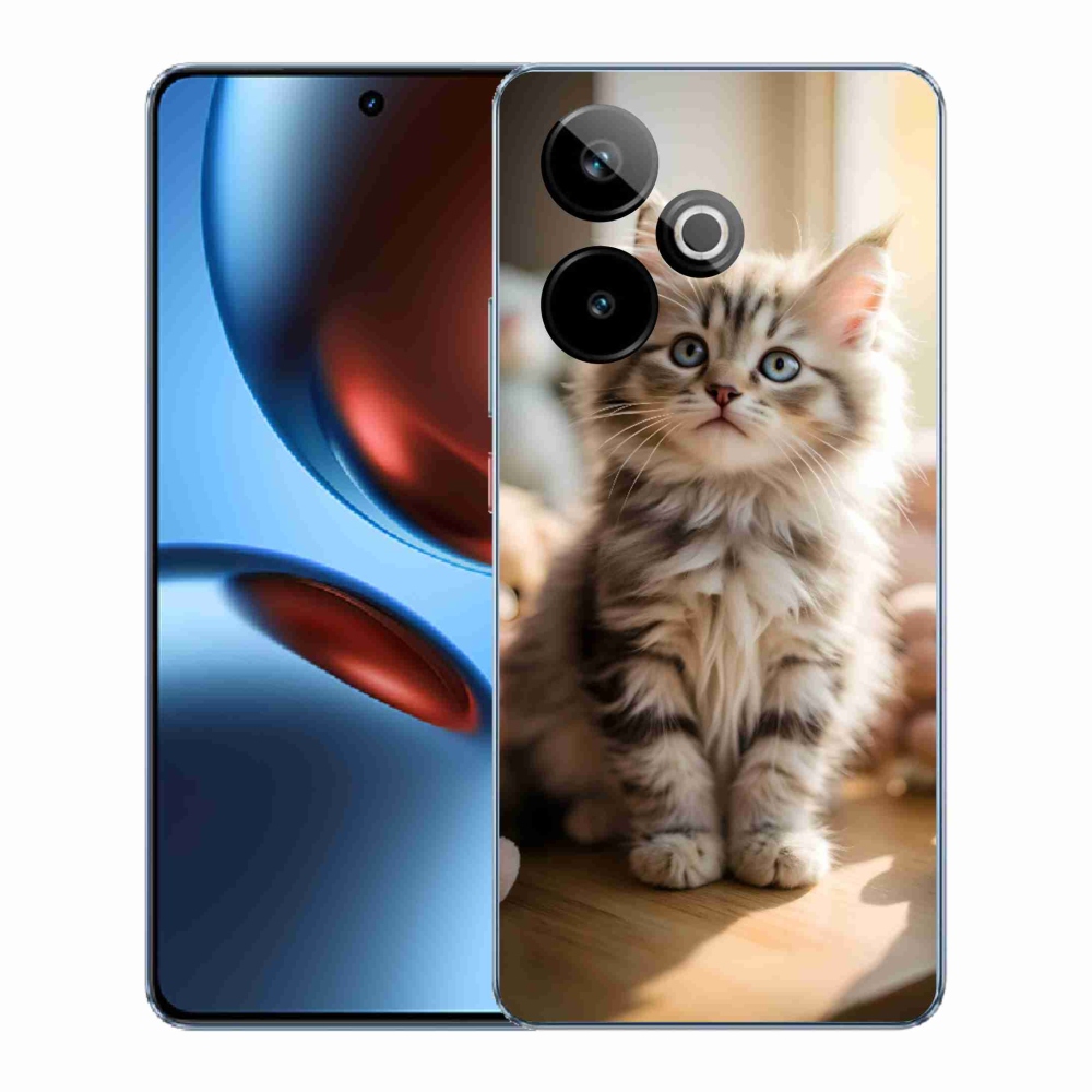 Gelový kryt mmCase na Realme GT7 5G/GT 7T 5G - roztomilé kotě 10