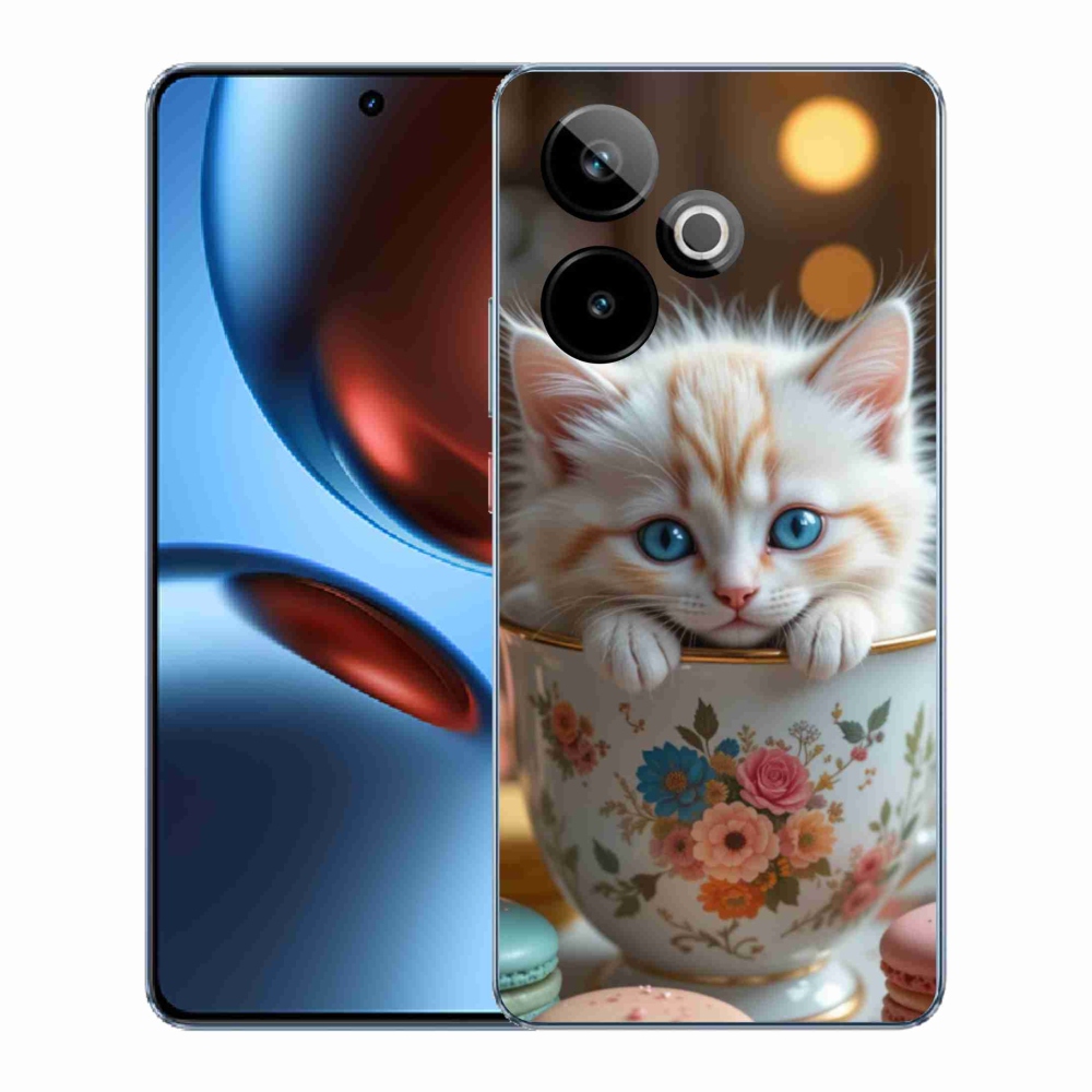 Gelový kryt mmCase na Realme GT7 5G/GT 7T 5G - roztomilé kotě 6
