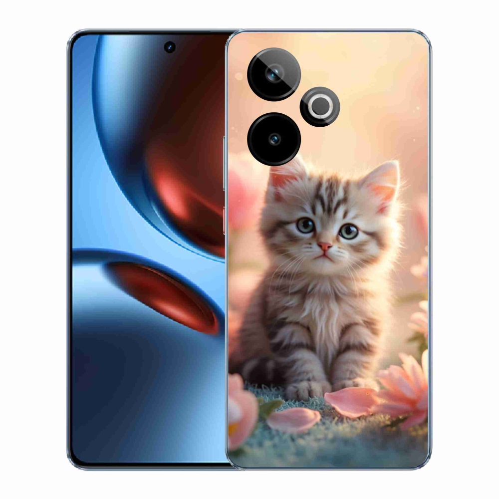 Gelový kryt mmCase na Realme GT7 5G/GT 7T 5G - roztomilé kotě 8
