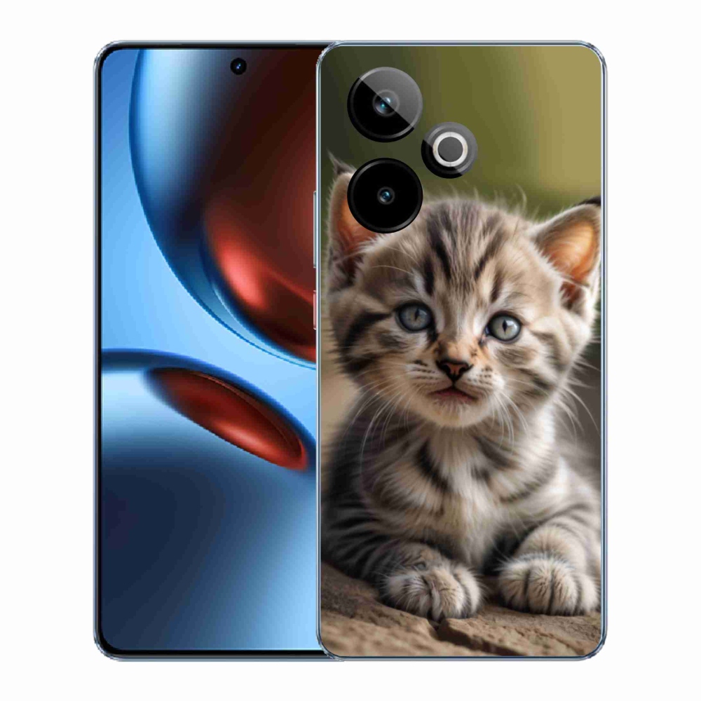 Gelový kryt mmCase na Realme GT7 5G/GT 7T 5G - roztomilé kotě 9