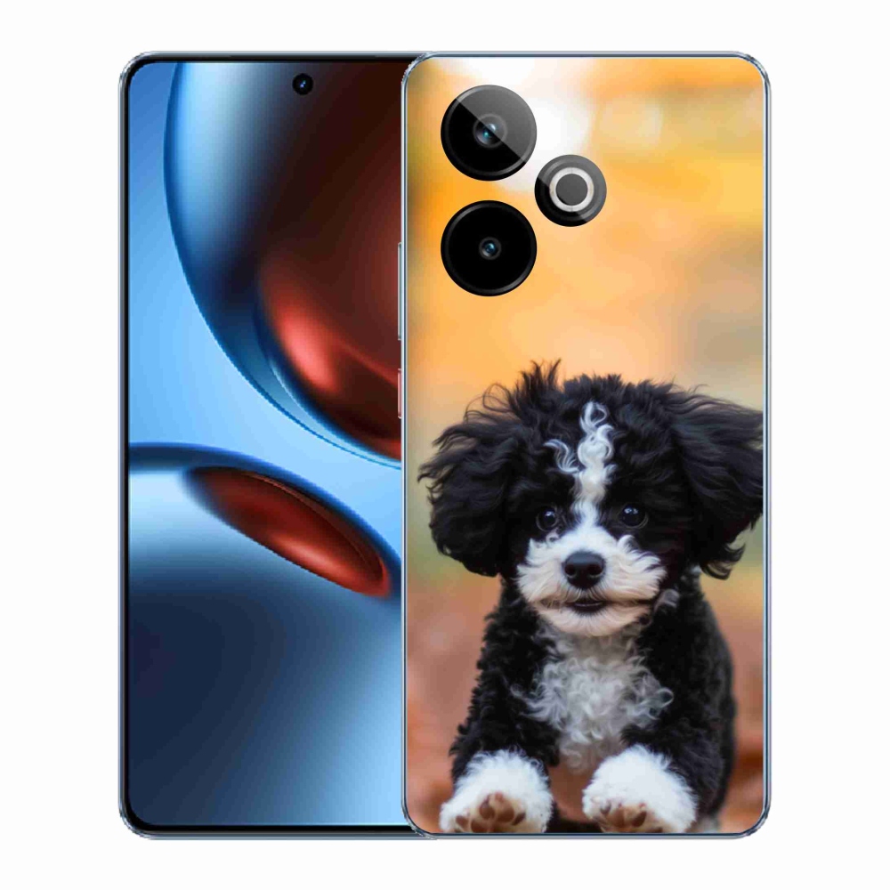 Gelový kryt mmCase na Realme GT7 5G/GT 7T 5G - roztomilé štěně 2