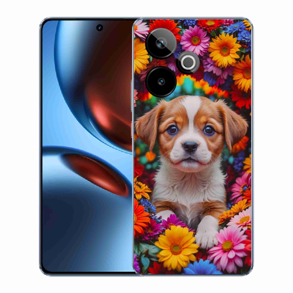 Gelový kryt mmCase na Realme GT7 5G/GT 7T 5G - roztomilé štěně