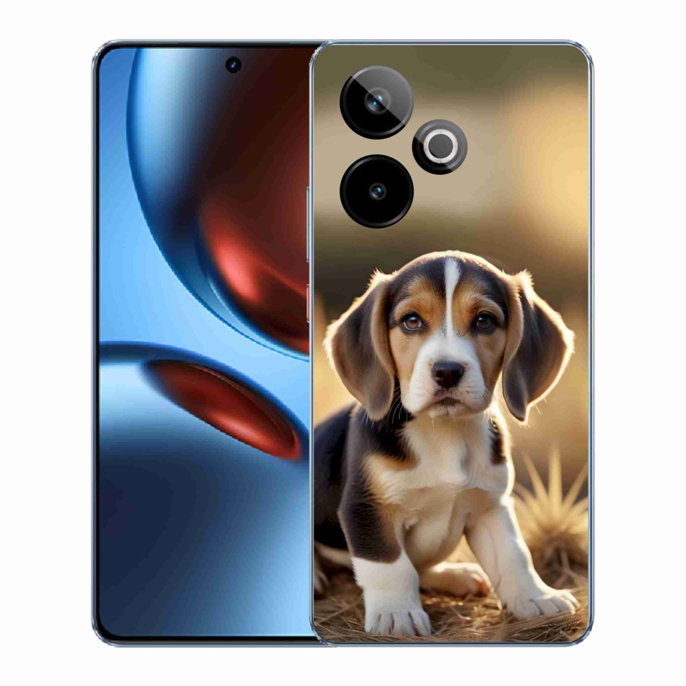 Gelový kryt mmCase na Realme GT7 5G/GT 7T 5G - roztomilý bígl