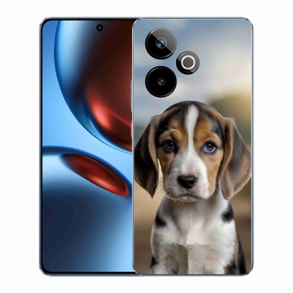 Gelový kryt mmCase na Realme GT7 5G/GT 7T 5G - roztomilý bígl