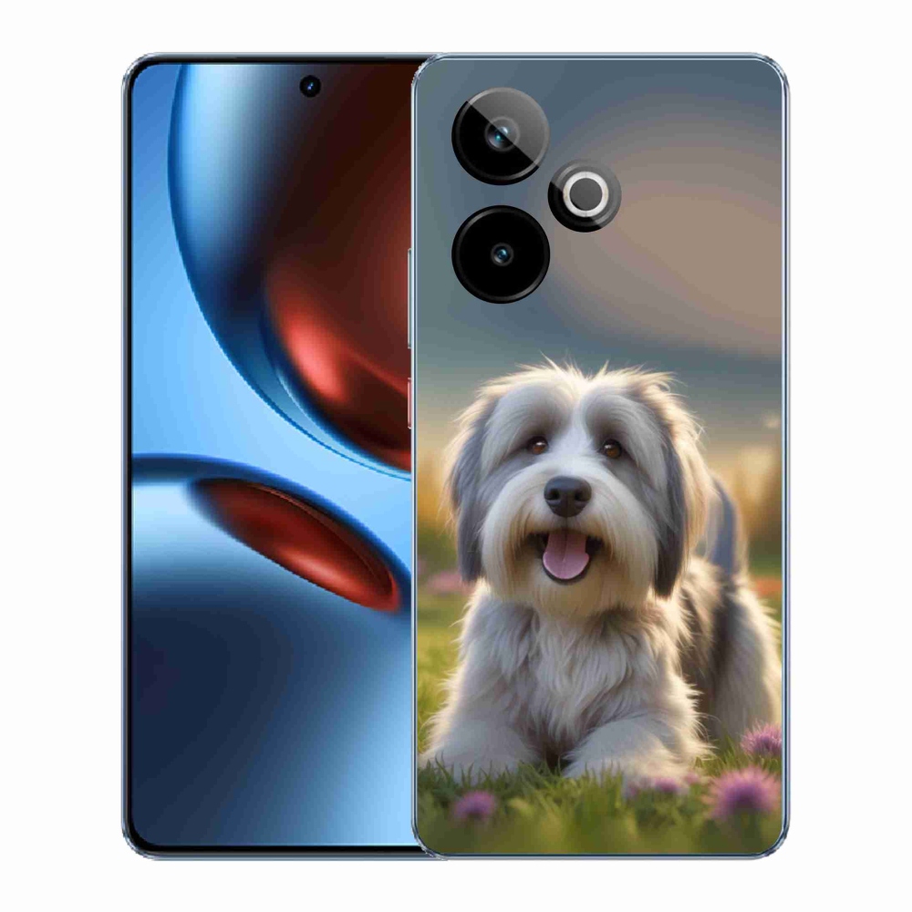 Gelový kryt mmCase na Realme GT7 5G/GT 7T 5G - roztomilý havanský psík