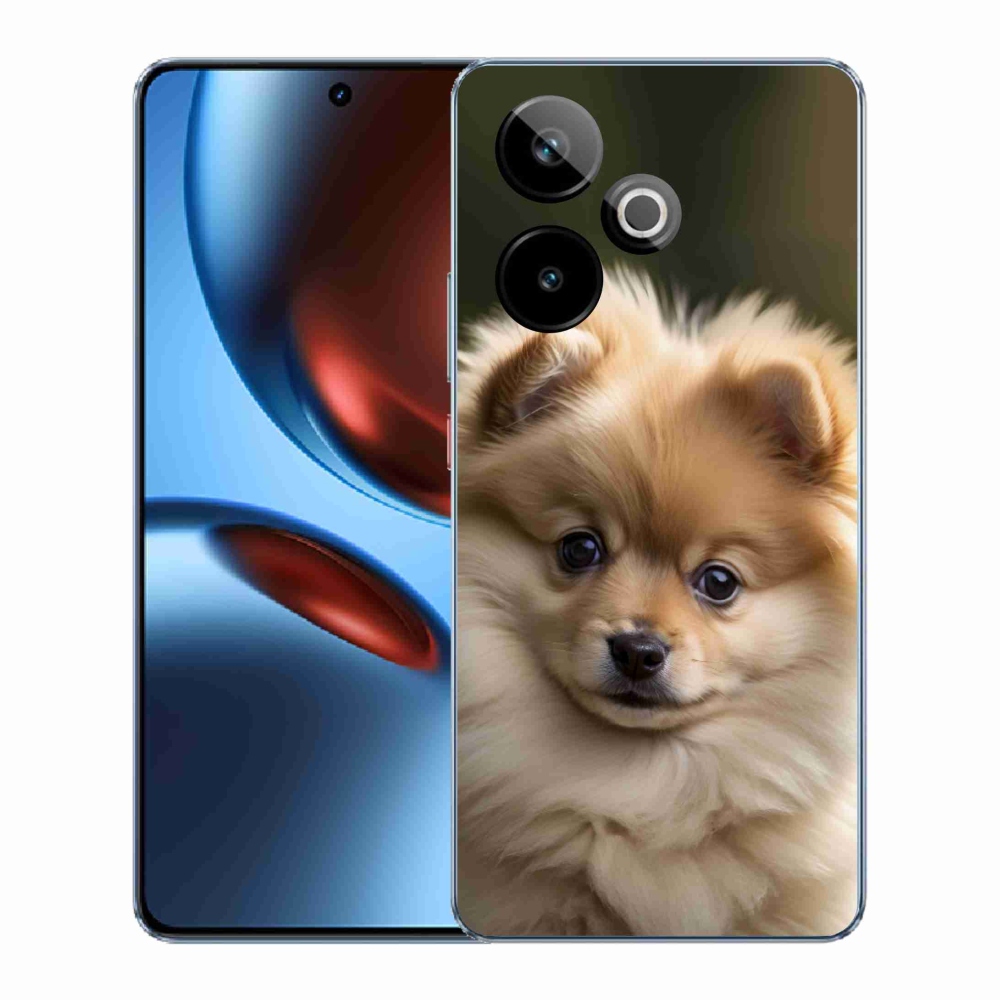 Gelový kryt mmCase na Realme GT7 5G/GT 7T 5G - roztomilý pomeranian 2