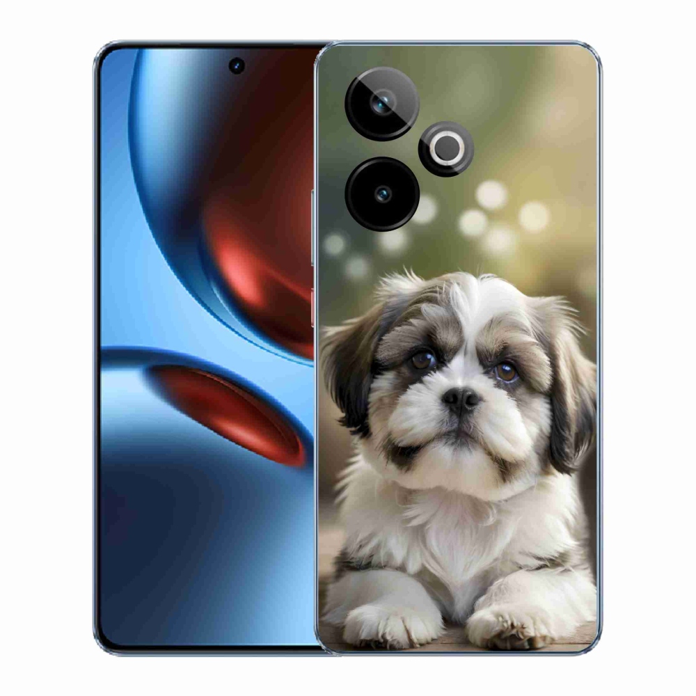 Gelový kryt mmCase na Realme GT7 5G/GT 7T 5G - roztomilý shih-tzu