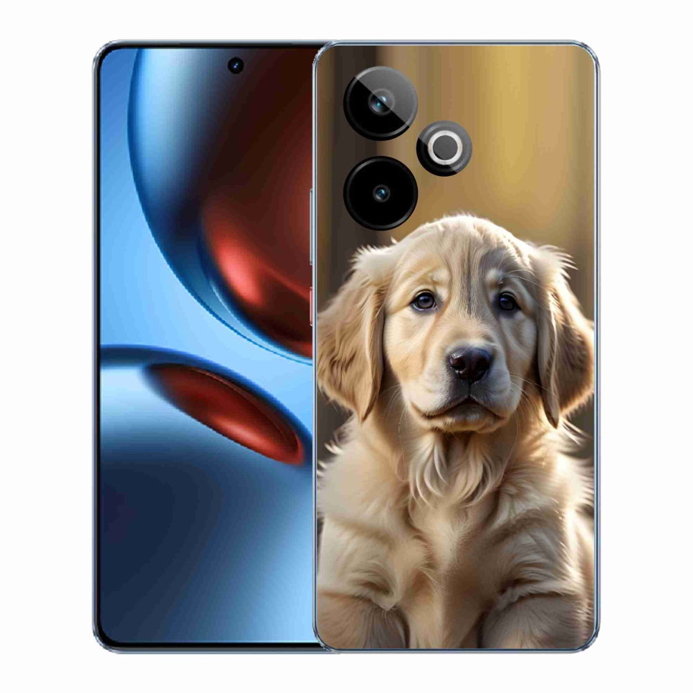 Gelový kryt mmCase na Realme GT7 5G/GT 7T 5G - roztomilý zlatý retrívr