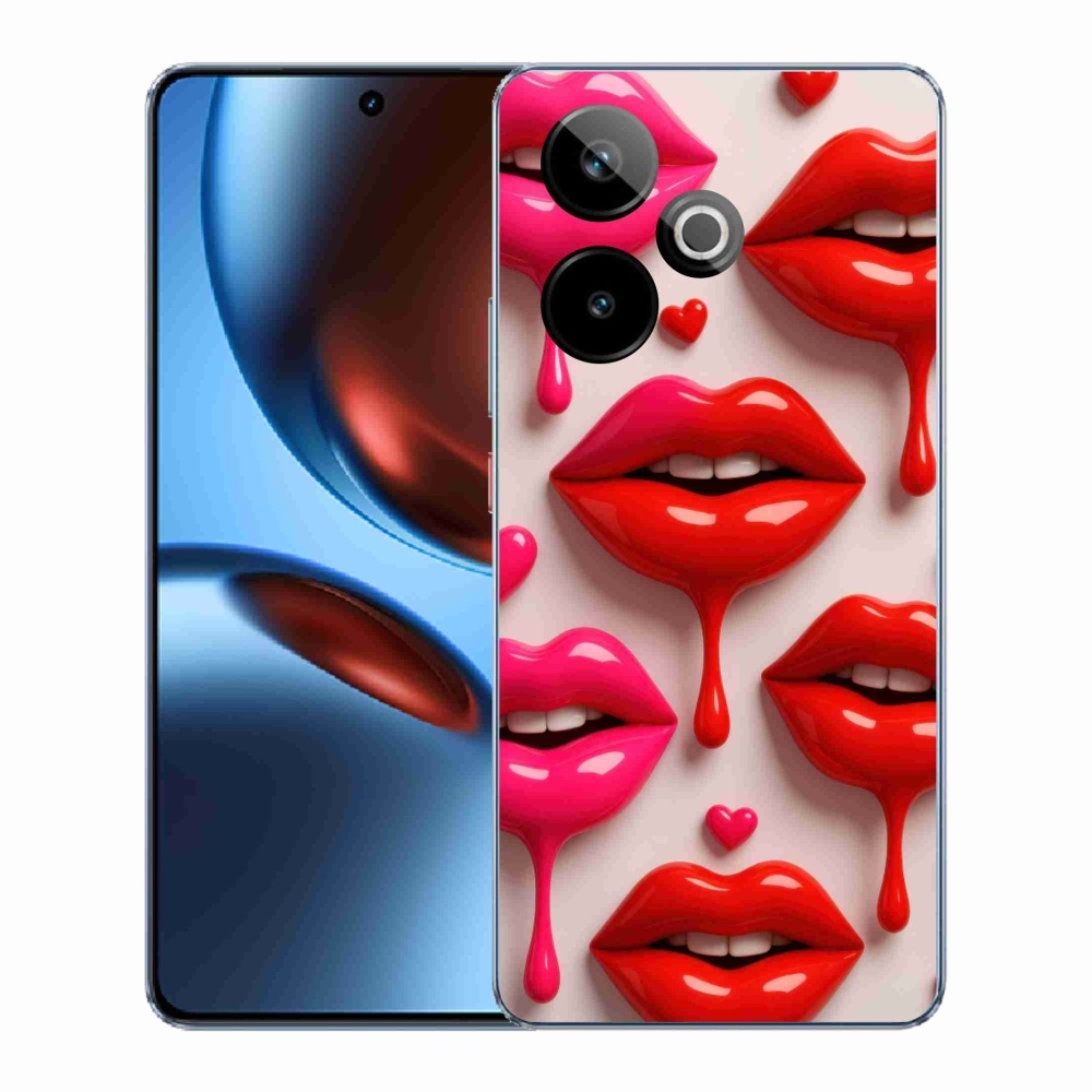 Gelový kryt mmCase na Realme GT7 5G/GT 7T 5G - rty 2