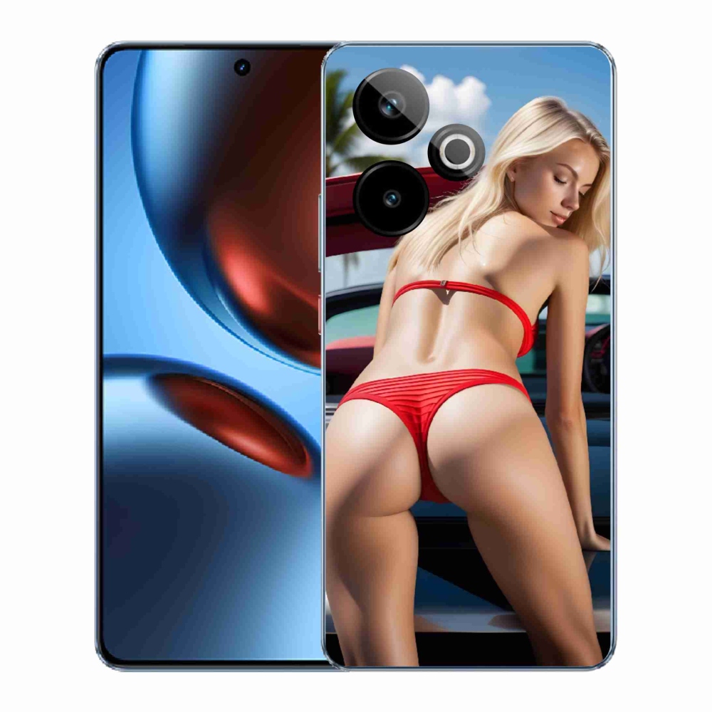 Gelový kryt mmCase na Realme GT7 5G/GT 7T 5G - sexy žena 2