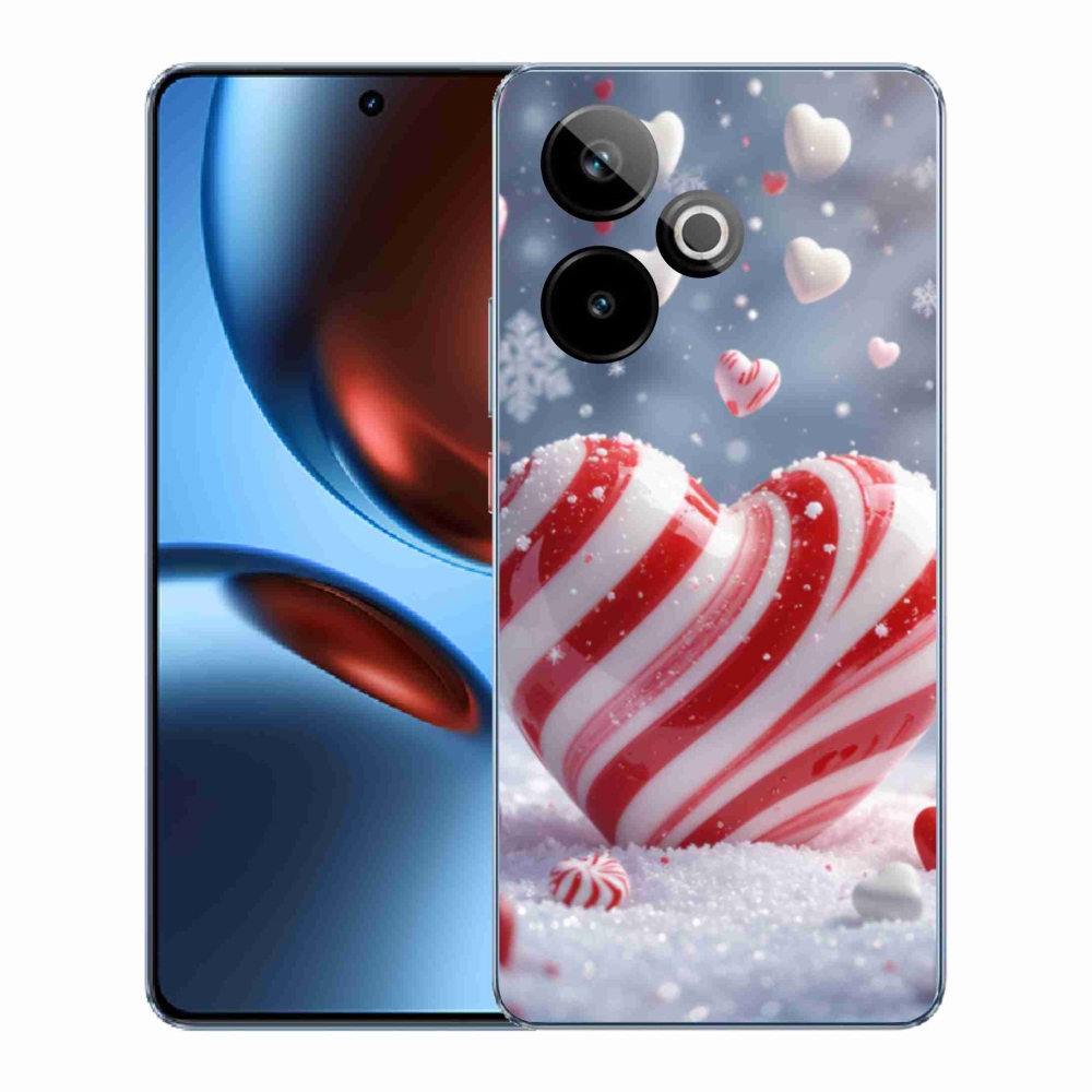 Gelový kryt mmCase na Realme GT7 5G/GT 7T 5G - sladké srdce