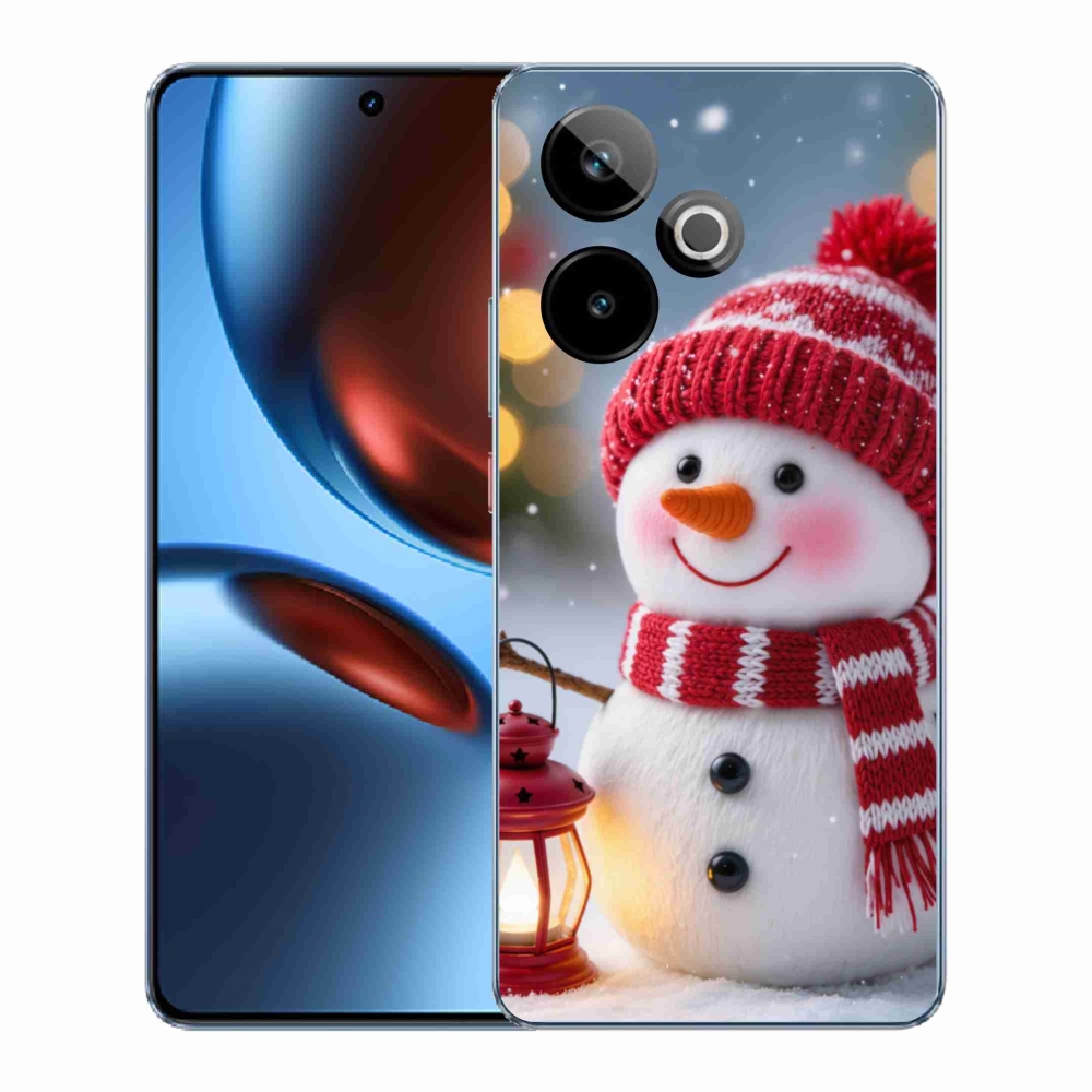 Gelový kryt mmCase na Realme GT7 5G/GT 7T 5G - sněhulák 2