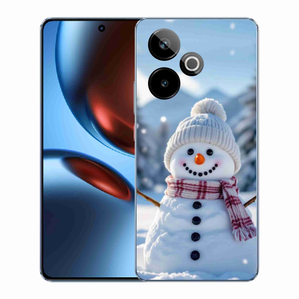 Gelový kryt mmCase na Realme GT7 5G/GT 7T 5G - sněhulák 3