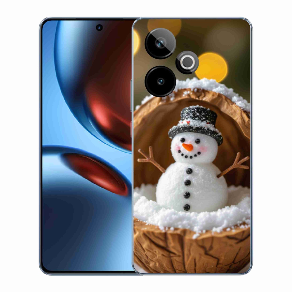Gelový kryt mmCase na Realme GT7 5G/GT 7T 5G - sněhulák 4