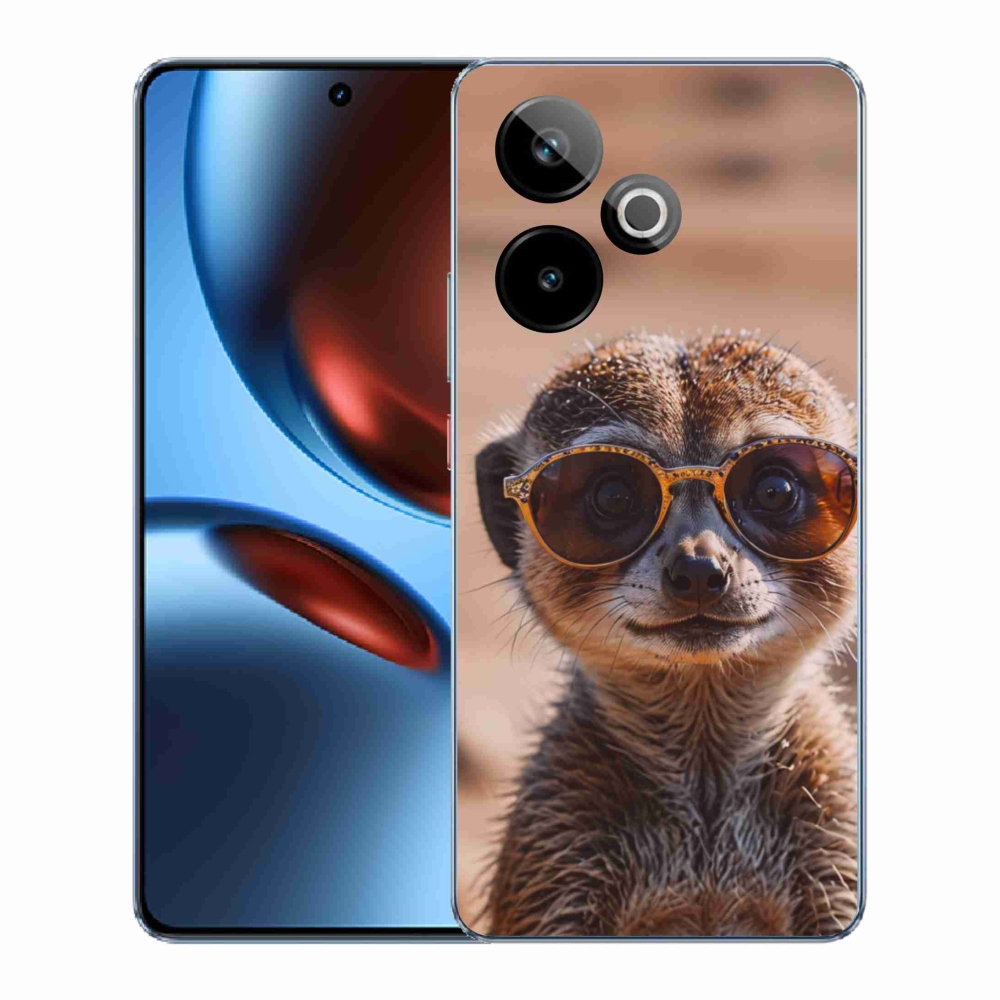 Gelový kryt mmCase na Realme GT7 5G/GT 7T 5G - stylová surikata
