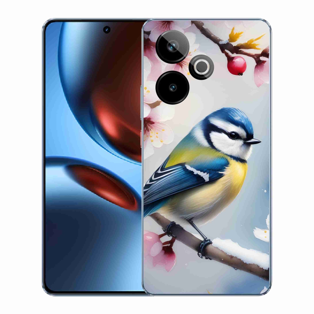 Gelový kryt mmCase na Realme GT7 5G/GT 7T 5G - sýkorka