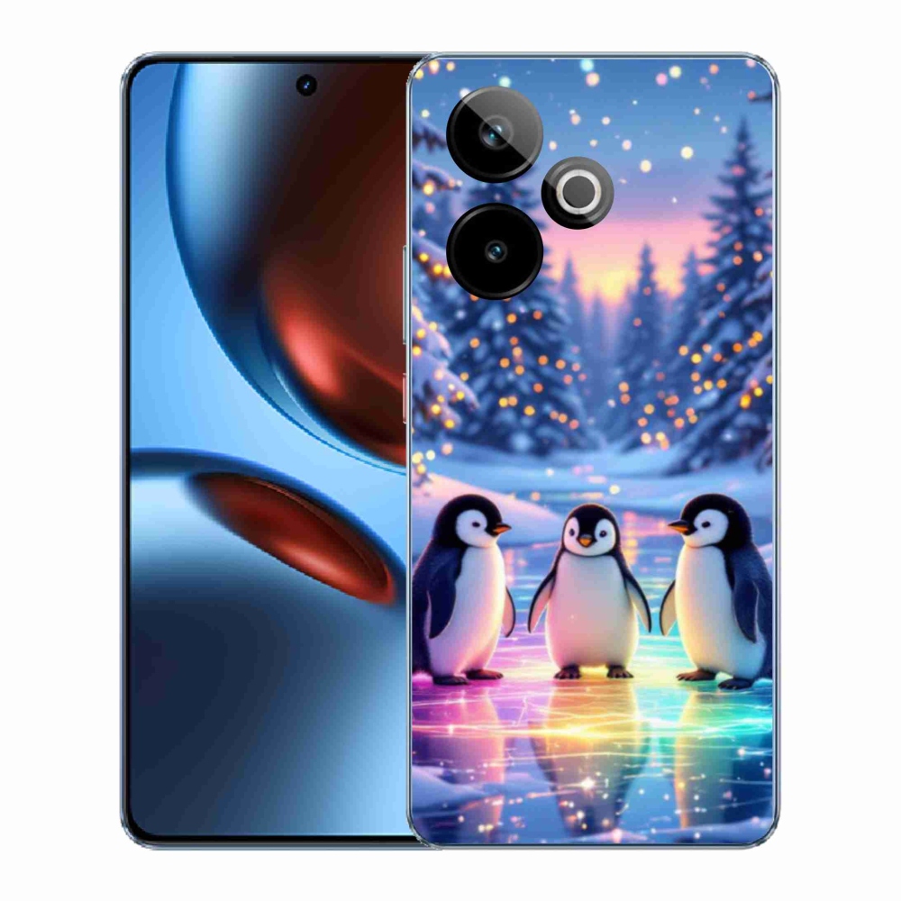 Gelový kryt mmCase na Realme GT7 5G/GT 7T 5G - tučnáci