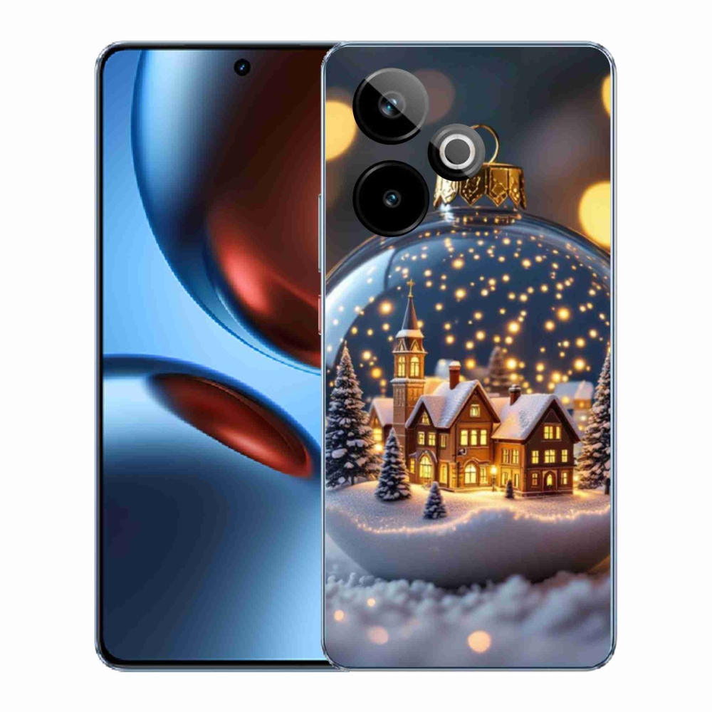 Gelový kryt mmCase na Realme GT7 5G/GT 7T 5G - vánoční koule 4
