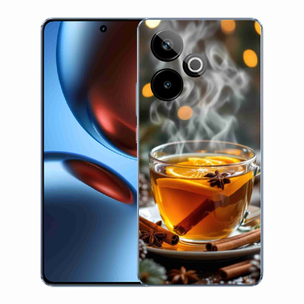 Gelový kryt mmCase na Realme GT7 5G/GT 7T 5G - vánoční punč