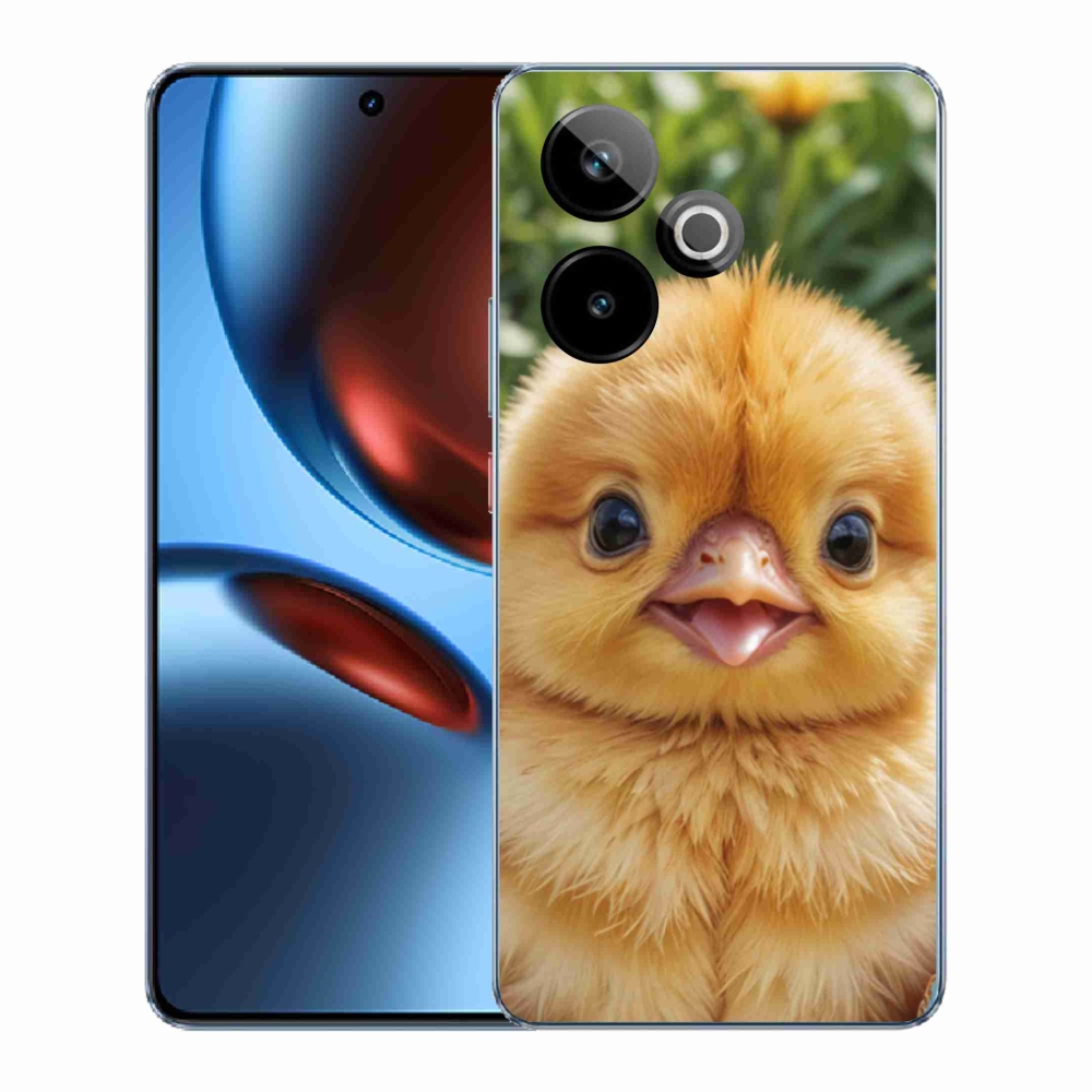 Gelový kryt mmCase na Realme GT7 5G/GT 7T 5G - veselé kuřátko