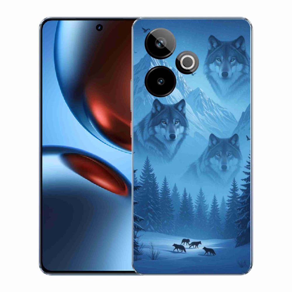 Gelový kryt mmCase na Realme GT7 5G/GT 7T 5G - vlčí smečka