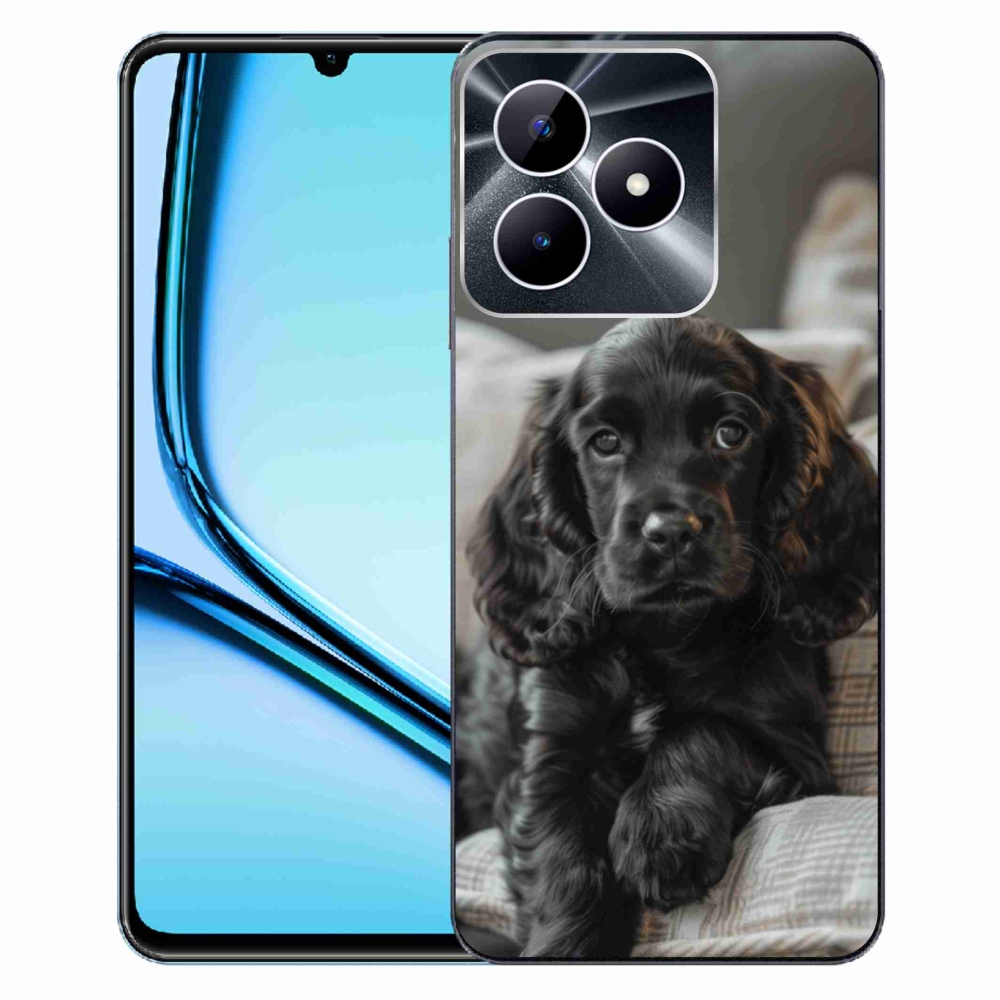 Gelový kryt mmCase na Realme Note 50 - anglický kokršpaněl