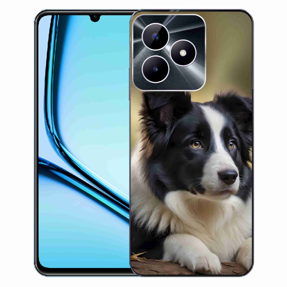 Gelový kryt mmCase na Realme Note 50 - border kolie 2