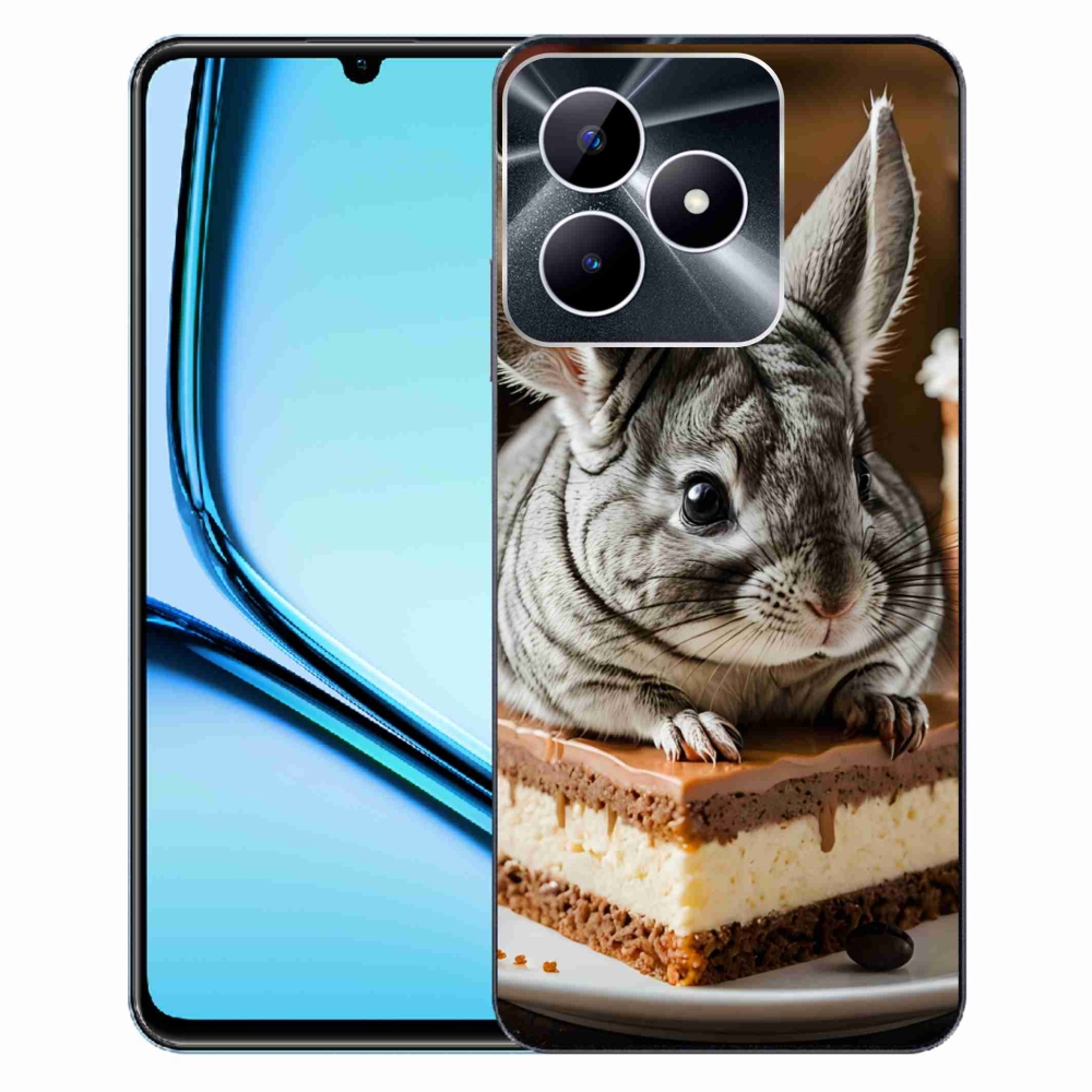 Gelový kryt mmCase na Realme Note 50 - činčila