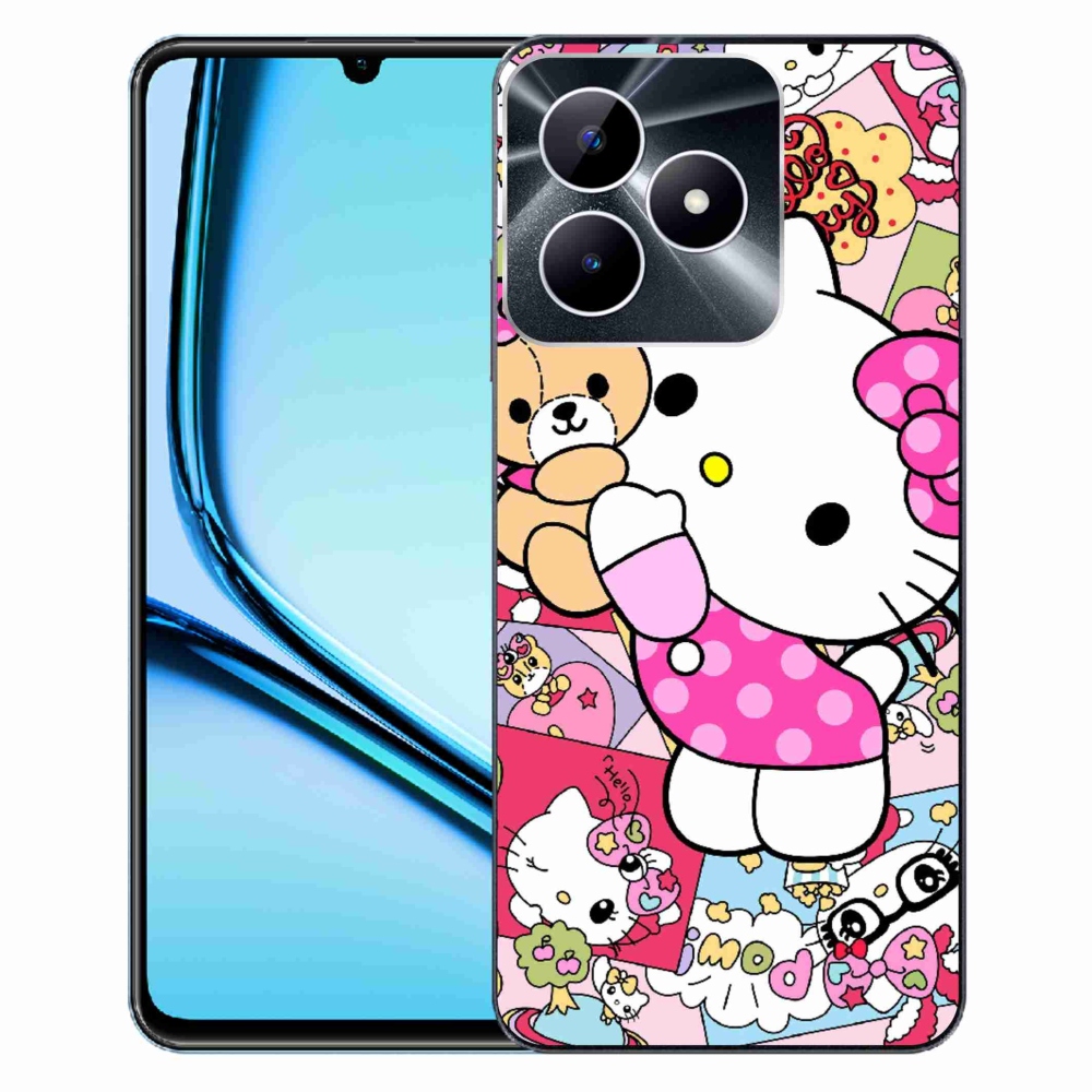 Gelový kryt mmCase na Realme Note 50 - cute kitty