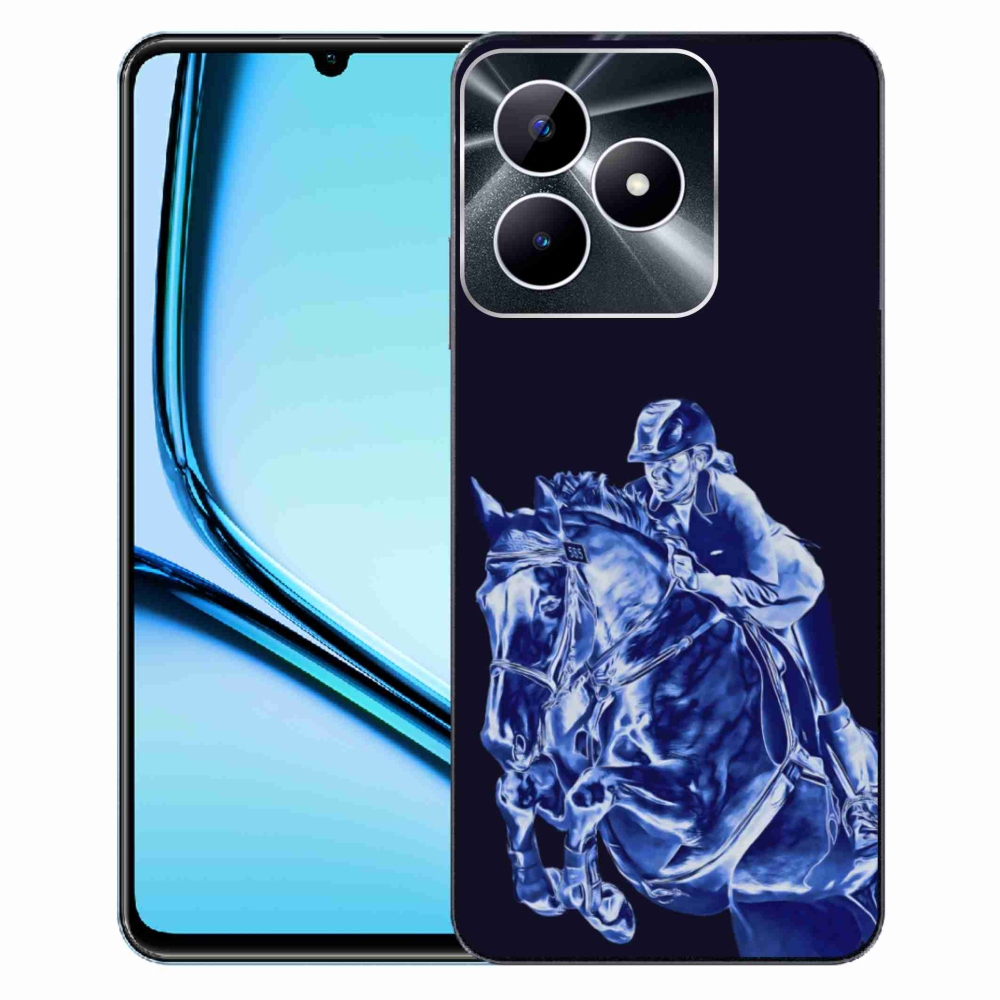 Gelový kryt mmCase na Realme Note 50 - dostihový kůň
