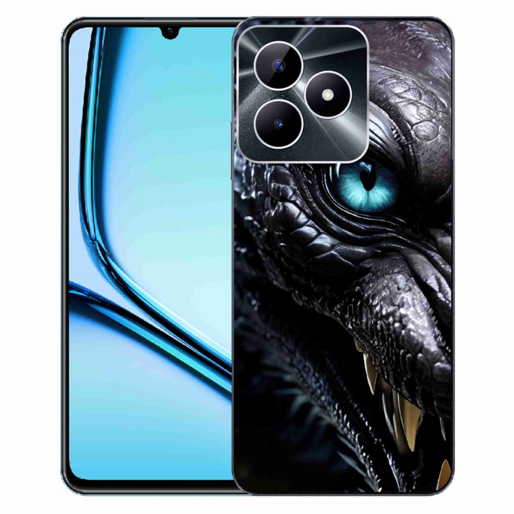 Gelový kryt mmCase na Realme Note 50 - dračí pohled