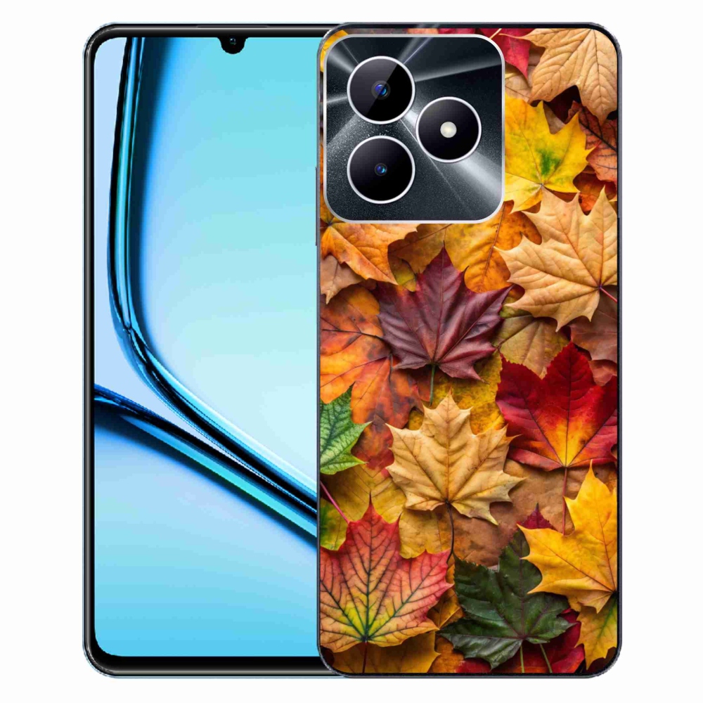 Gelový kryt mmCase na Realme Note 50 - javorové listy 2