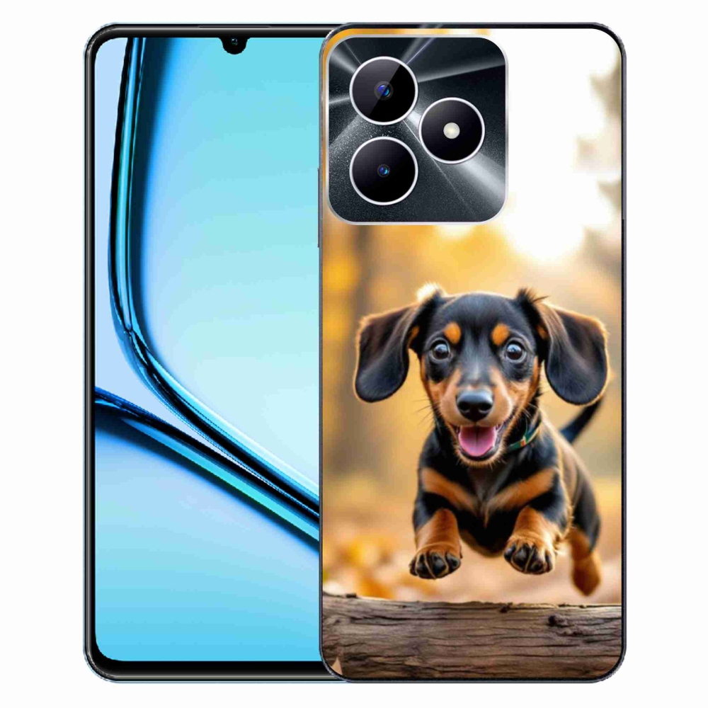 Gelový kryt mmCase na Realme Note 50 - jezevčík 2
