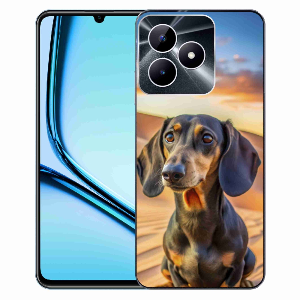 Gelový kryt mmCase na Realme Note 50 - jezevčík 3 