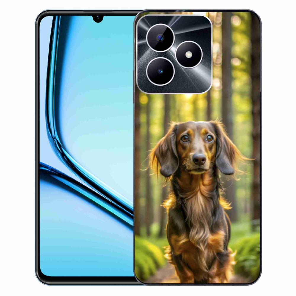 Gelový kryt mmCase na Realme Note 50 - jezevčík 4