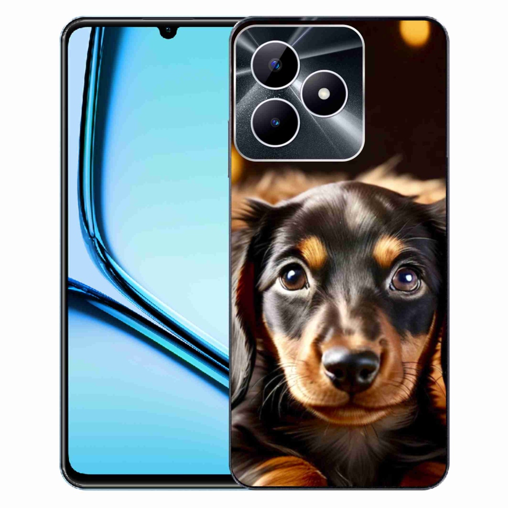Gelový kryt mmCase na Realme Note 50 - jezevčík