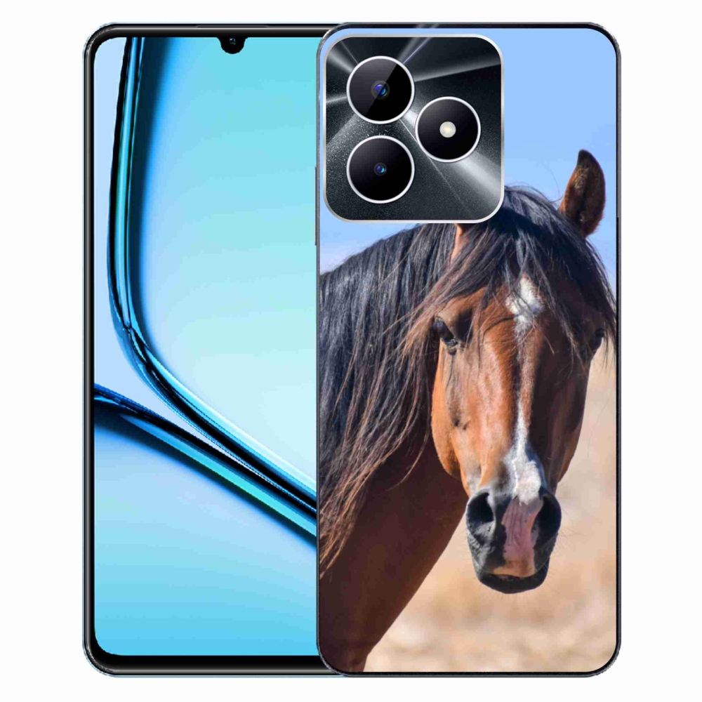 Gelový kryt mmCase na Realme Note 50 - klidný kůň
