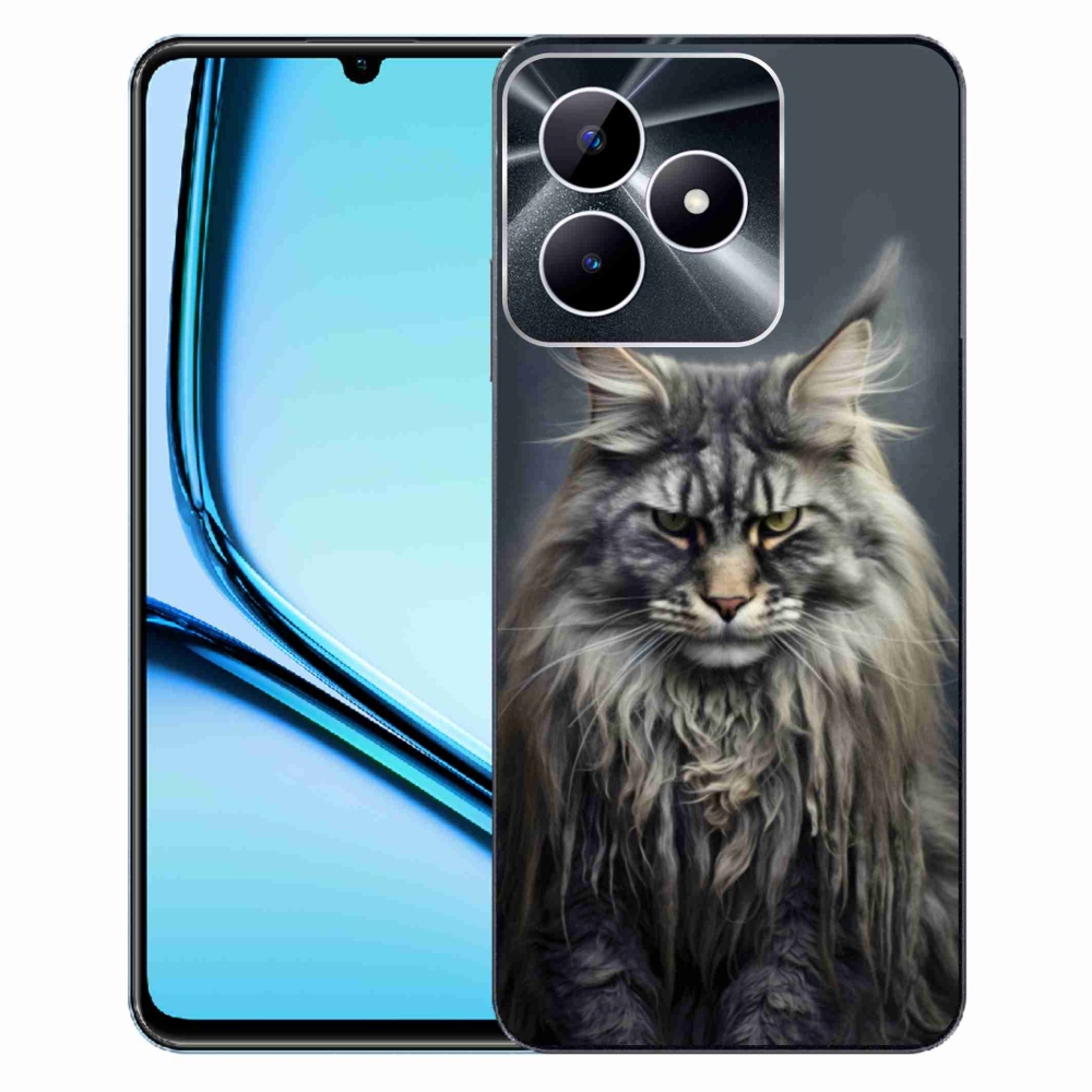 Gelový kryt mmCase na Realme Note 50 - kočíčí pohled 4