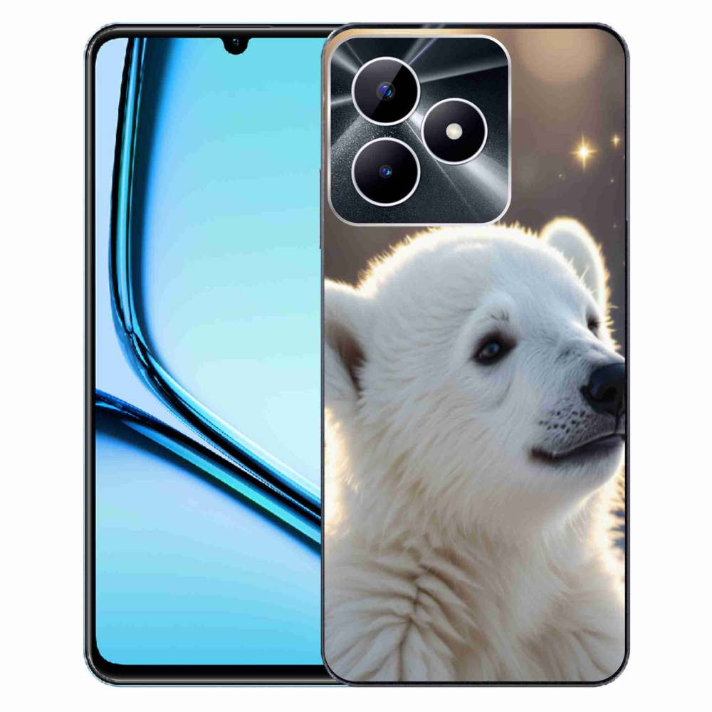 Gelový kryt mmCase na Realme Note 50 - lední medvěd