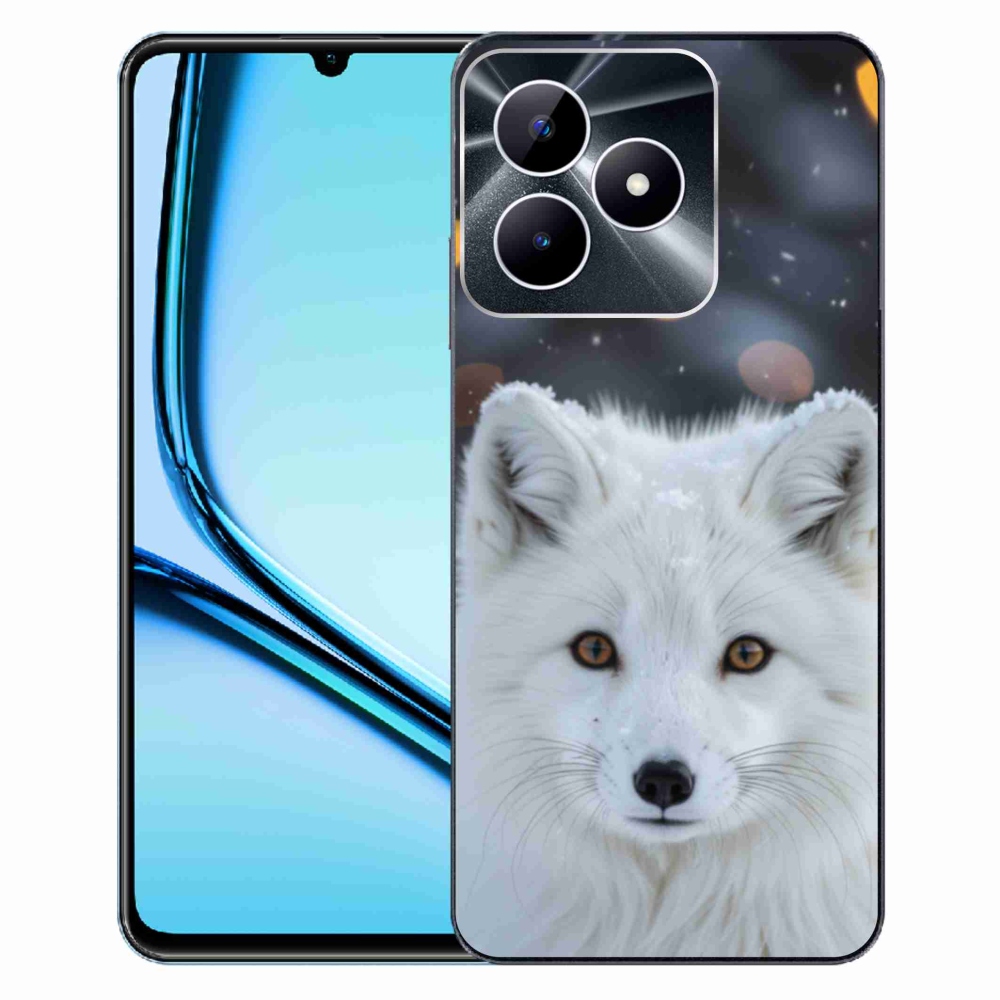 Gelový kryt mmCase na Realme Note 50 - liška polární
