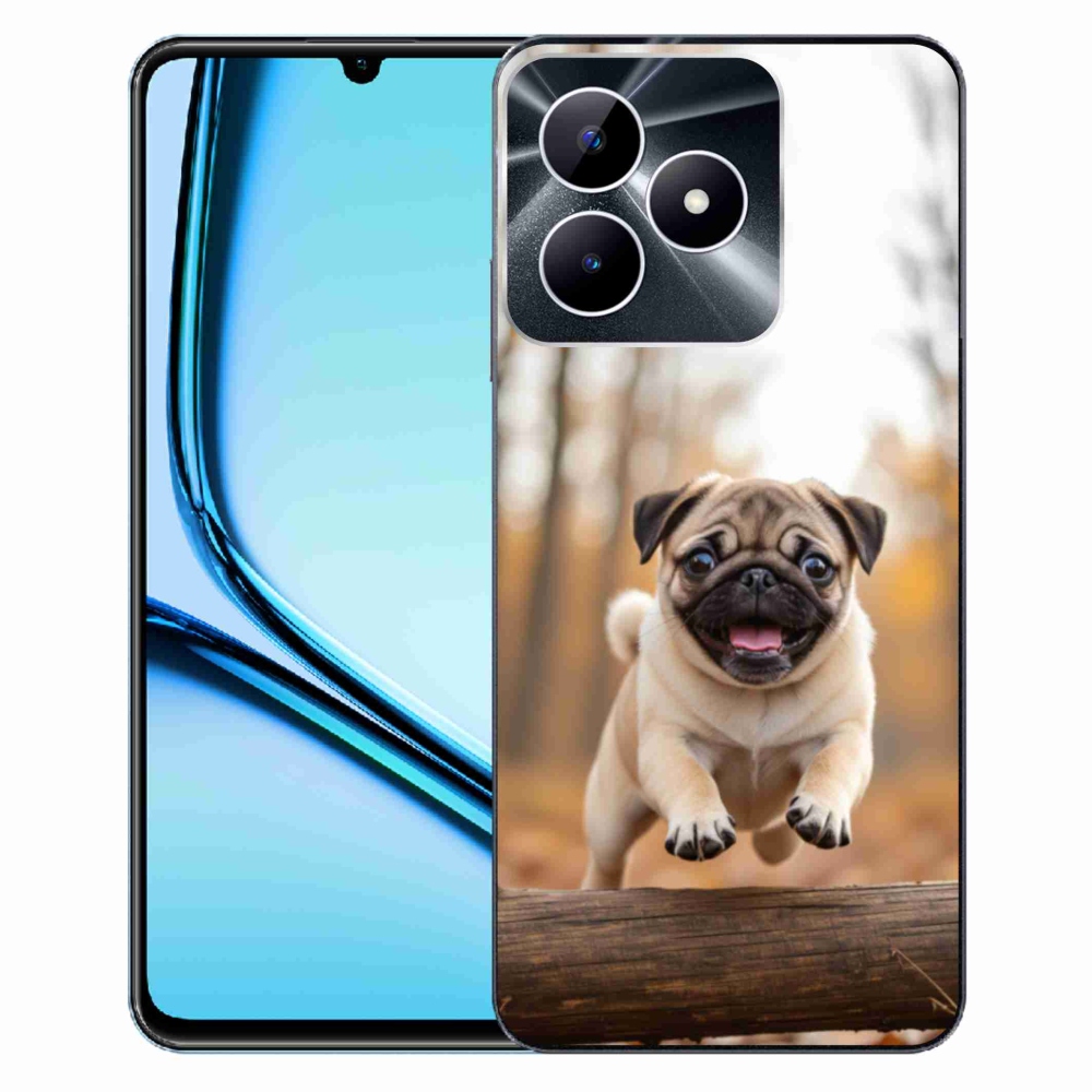 Gelový kryt mmCase na Realme Note 50 - mops 2