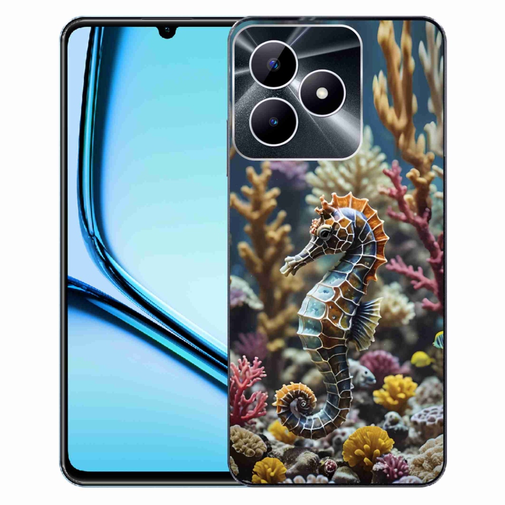 Gelový kryt mmCase na Realme Note 50 - mořský koník 2