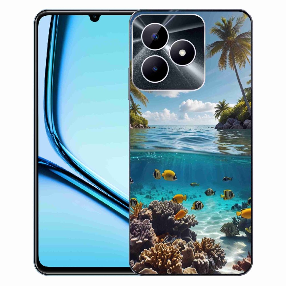 Gelový kryt mmCase na Realme Note 50 - mořský svět 4