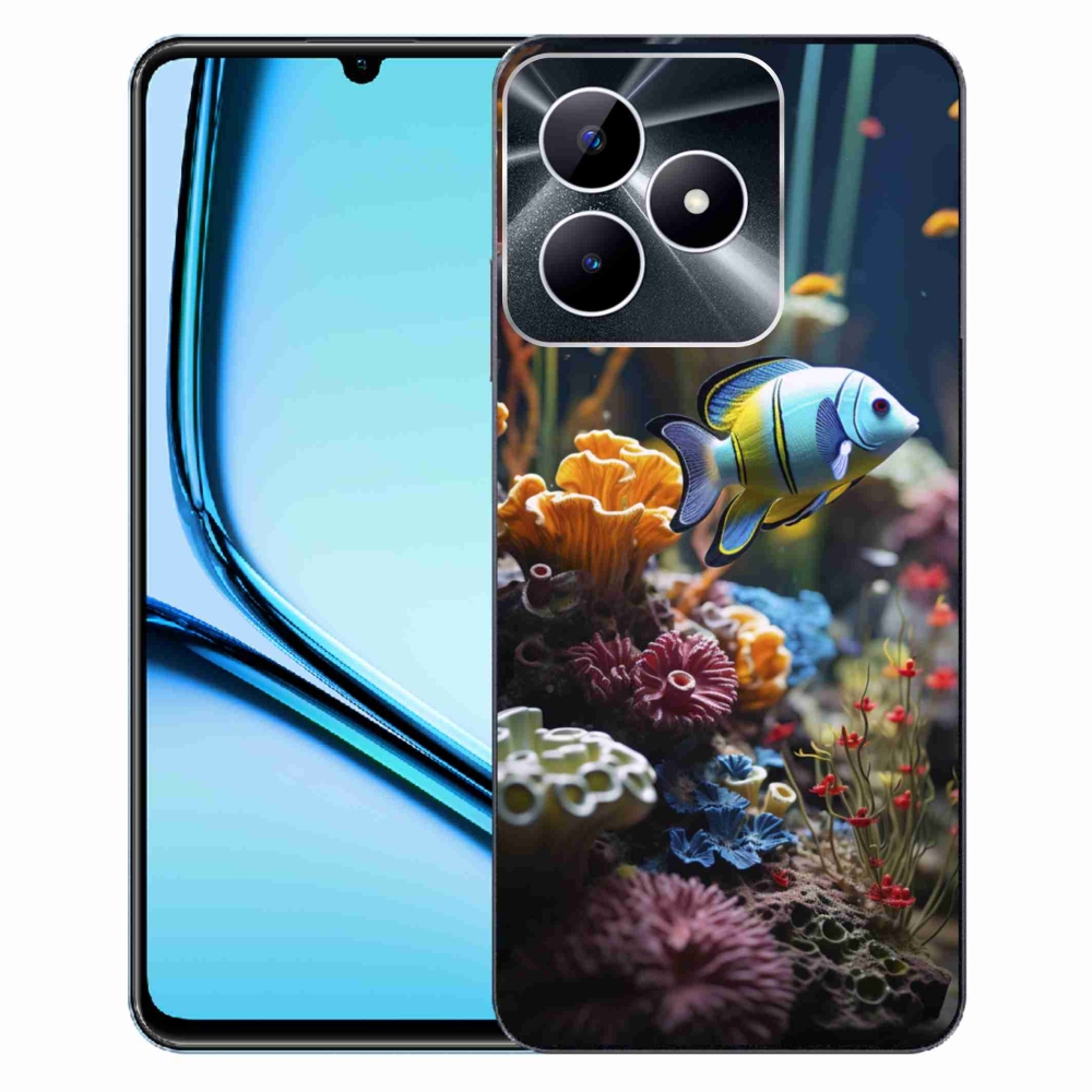 Gelový kryt mmCase na Realme Note 50 - mořský svět 5