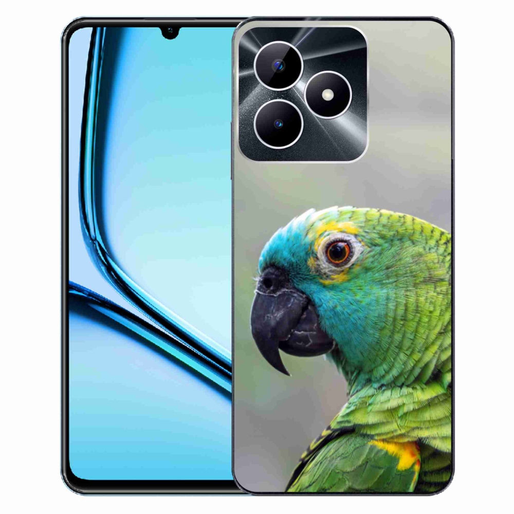 Gelový kryt mmCase na Realme Note 50 - papoušek amazoňan