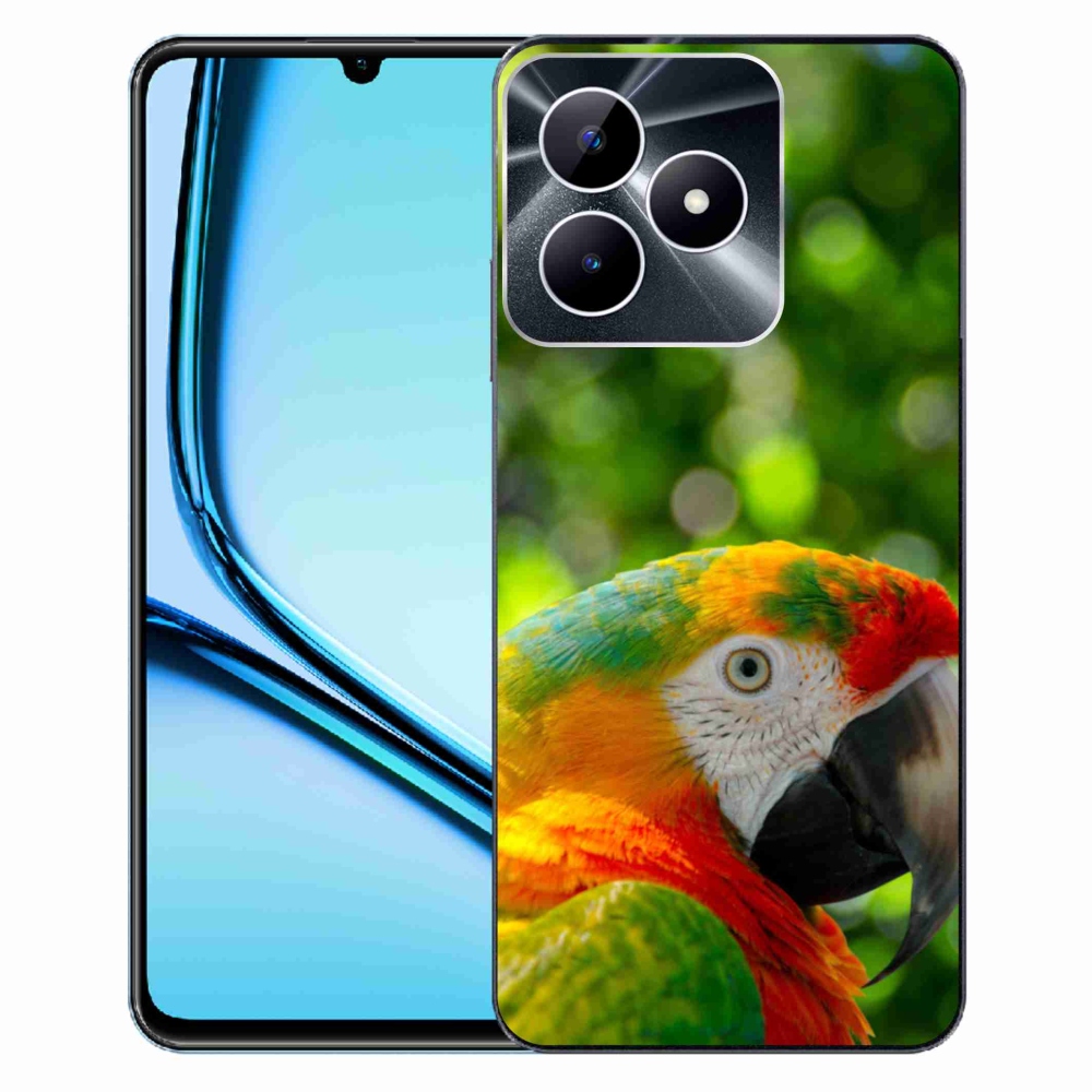 Gelový kryt mmCase na Realme Note 50 - papoušek ara 3