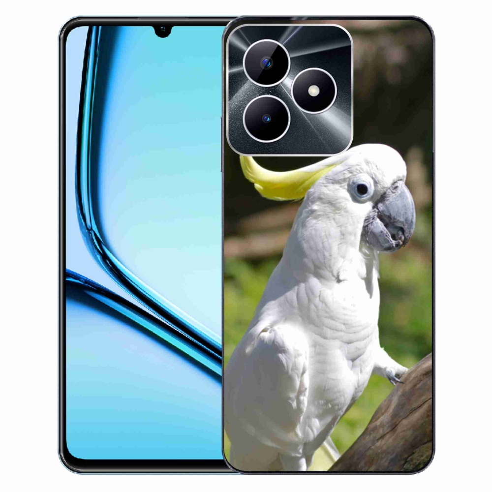 Gelový kryt mmCase na Realme Note 50 - papoušek kakadu 2