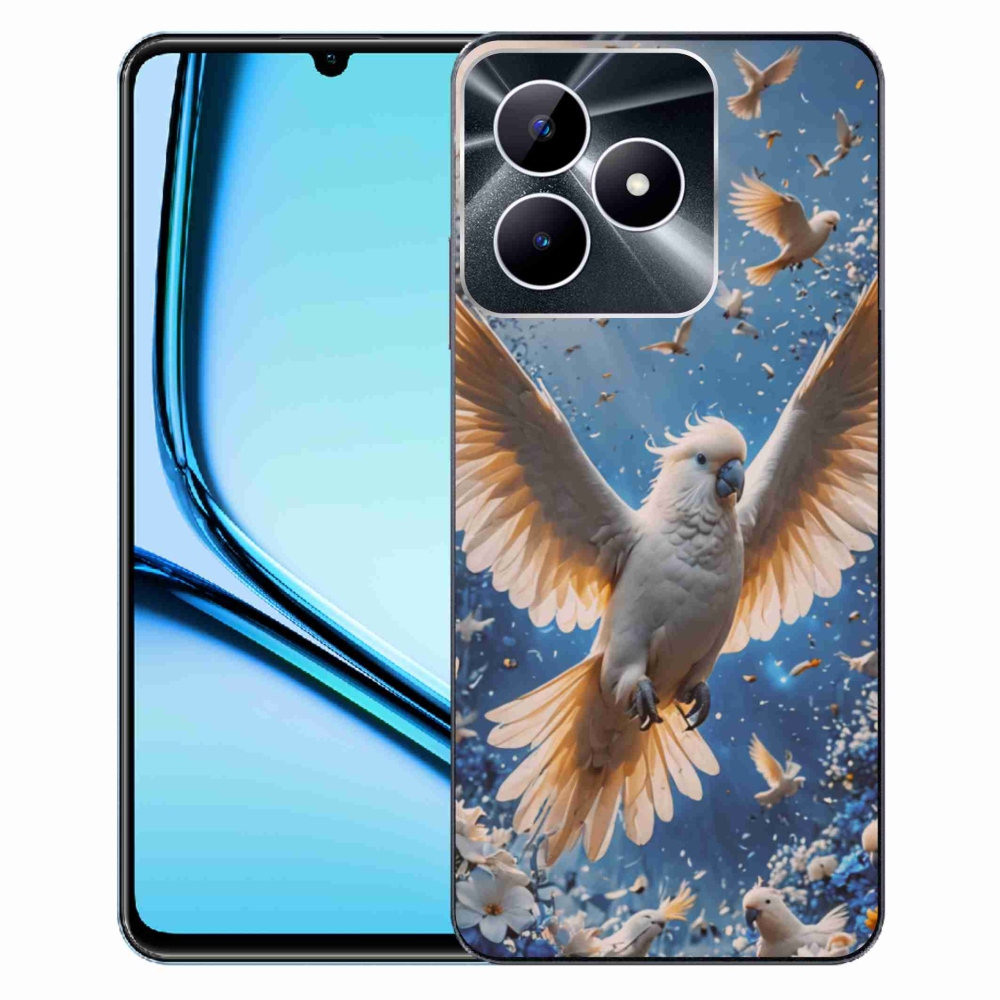 Gelový kryt mmCase na Realme Note 50 - papoušek kakadu