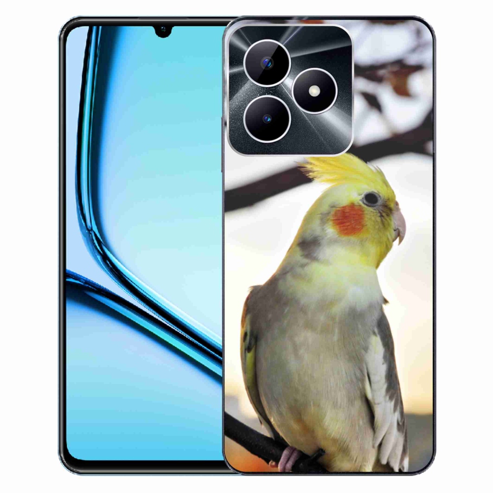 Gelový kryt mmCase na Realme Note 50 - papoušek korela